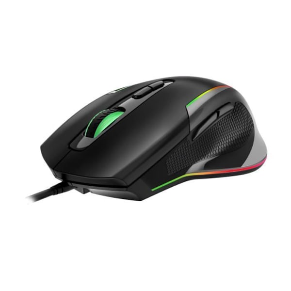 Spelmus - Ej specificerad - 7 knappar - Ergonomisk - Färgglad belysning - Optisk