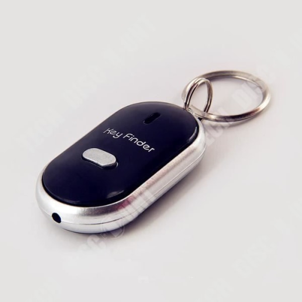 TD® Anti-Lost Whistler Key Ring LED-ljus Ljud Locator Key Finder Key Tracking Nyckelring levereras med ringar