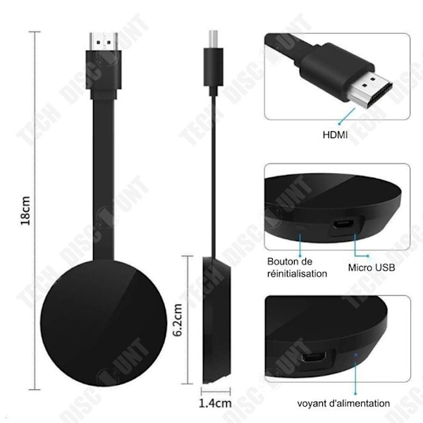 TD Smart tv boks tv 1920x1080p hd wifi set-top boks internet bluetooth cast skærm multimedia spiller boks tv boks internet set-top boks