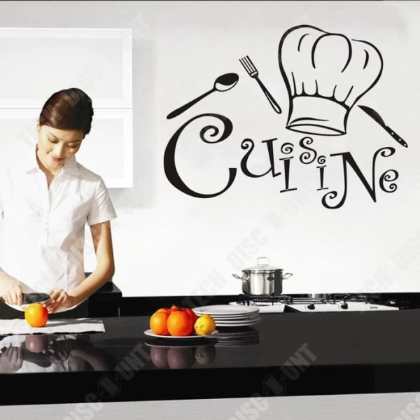 TD® Dekorativ väggdekal modell kök inredning restaurang kök hem avtagbar miljövänligt dekorativt tillbehör