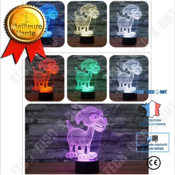 TD® QAZEDC 3D Nattljus Yoshi Mario 3D LED-lampa USB-spel Akrylfigur Nyhet ÉJulbelysningspresent AM15
