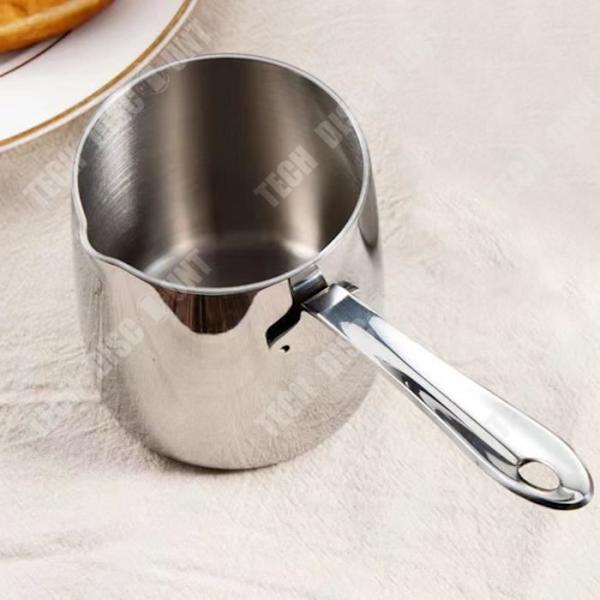 TD® 304 rostfri kaffekanna förtjockad smält smörgrädde mjölkkanna 370ML universell induktionshäll