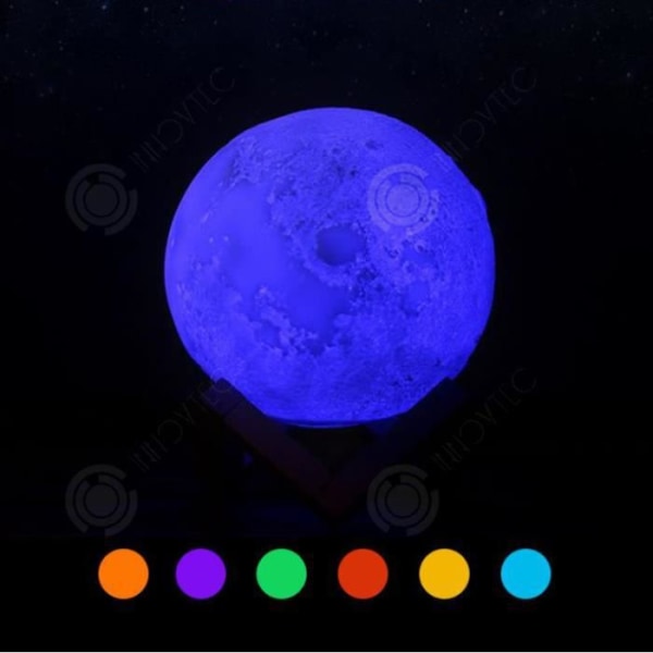 INN Koranen bluetooth högtalare fjärrkontroll touch färgglad månsken LED laddning nattljus måne trådlös bluetooth högtalare