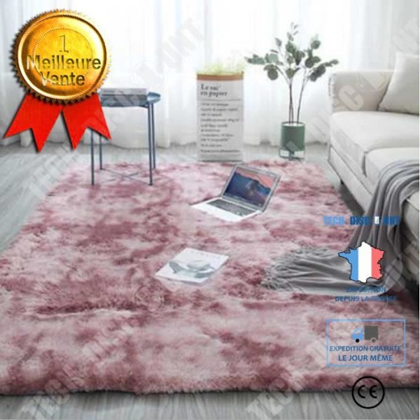 TD® Sidontavyö rug, pitkät karvat, olohuoneen pöytä, sängyn matto, pitkät hiukset voidaan pestä