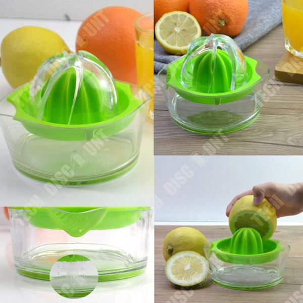 TD® Manuel frugtpresser mini, høj kvalitet citrus, presser orange citron til køkken, drikke, morgenmad, hældetud.