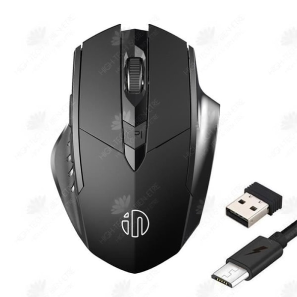 HTBE® Trådløs Bluetooth USB optisk mus Sensation mus Juster DPI Computerbrug 6 bo