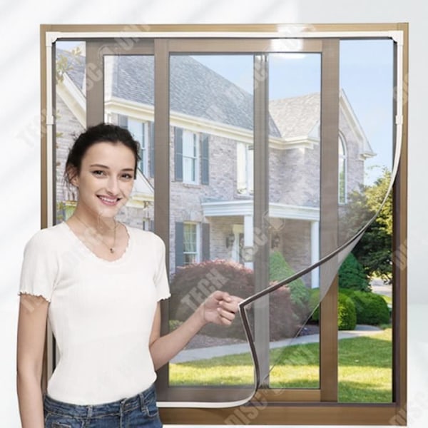 TD® Magnetisk skærm, dørgardin, selvklæbende skærm, selvmontering, støvafvisende, nem at installere, PVC-materiale