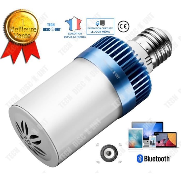 TD® Bluetooth-högtalarlampa smart ansluten färgstark LED-kontrollbelysning högtalare färgbyte lampatmosfär