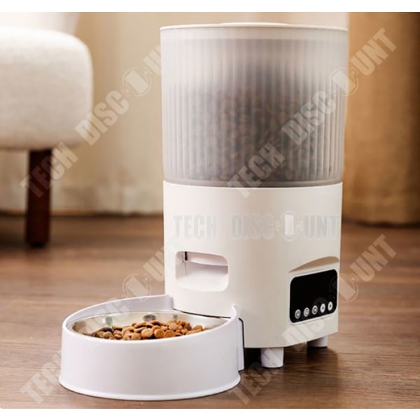 TD® Pet Feeder Intelligent Timing och Kvantifiering WIFI Remote Feeder 3L