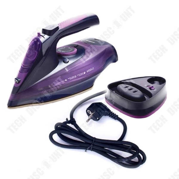 TD® Steam Iron Fem temperaturinställningar Snabb värmeöverföring Sladdlös och sladd En-touch-rengöring