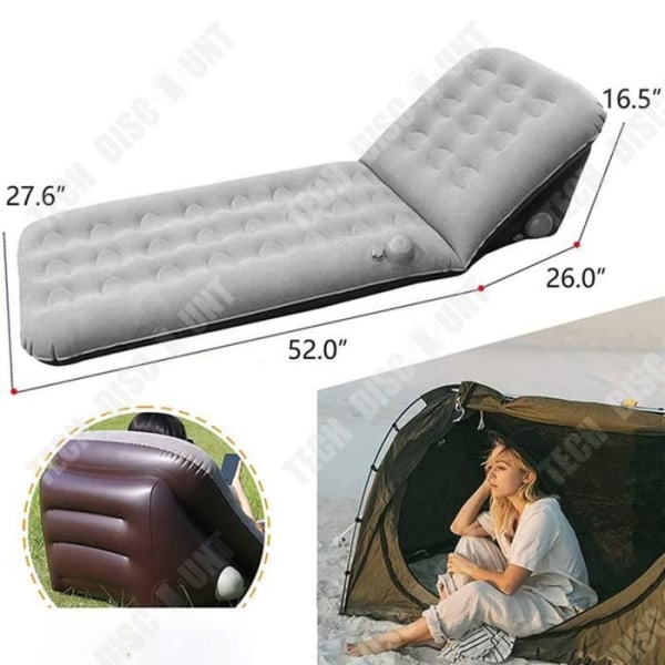 TD® Uppblåsbar säng Utomhuscamping Automatisk uppblåsbar madrass Bärbar camping picknickmatta Uppblåsbar liggunderlag
