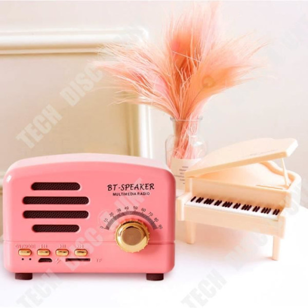 TD® Retro bluetooth lille computer højttaler ny mini kreativ gave