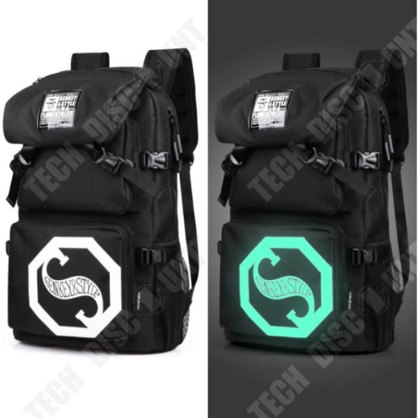 Rygsæk - TD® - Computer - Oxford-stof - 32cm x 16cm x 44cm - Gul Gul
