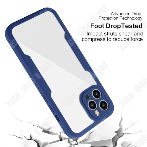 TD® All-inclusive 360° mobiltelefonfodral för Apple 13pro tunt hål skalfilm inbyggt skyddsfodral
