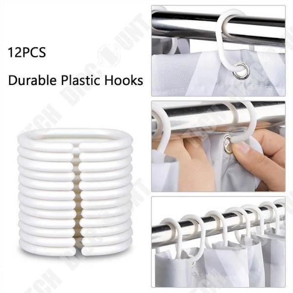 TD® Bruseforhæng i Vandtæt Polyester/ Anti-Svampe/ Badeværelses Tilbehør/ Dekorationsforhæng/ Bruser 180 * 180 cm