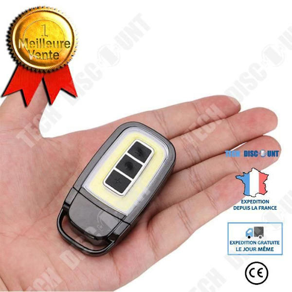TD® Leirinuotio Taskulamppu - Mini Leirinuotio - COB-valo - Musta