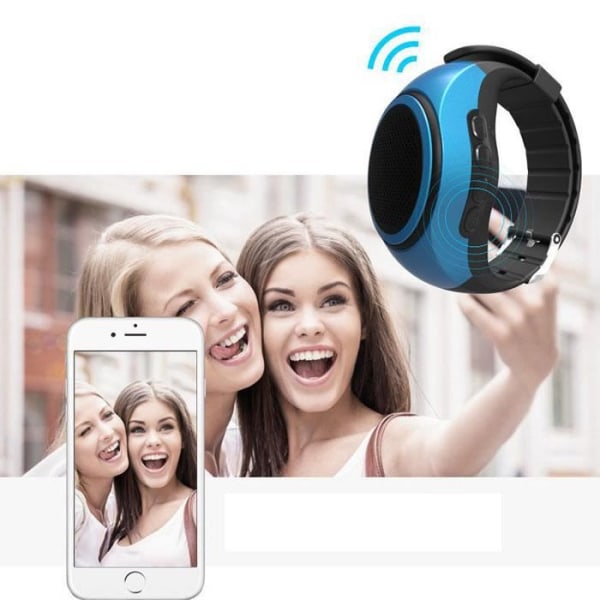 Bluetooth-mottagare Bluetooth Sportmusikklocka Bärbar Mini 2.1+edr Sporthögtalare Tf Fm-kort för ljudhögtalare
