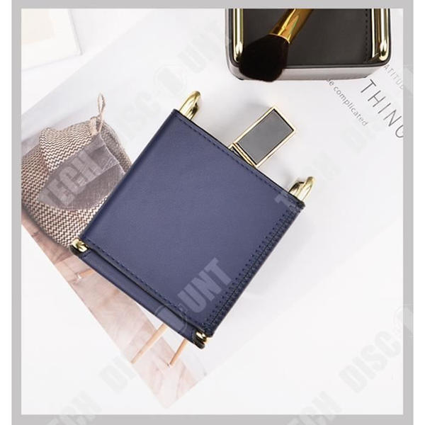 TD® Penholder opbevaringsboks kontor læder fjernbetjening læder børste kosmetik spand opbevaring nordisk ornamenter