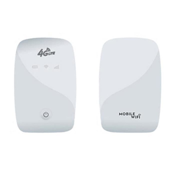 Bærbar WiFi-router - 4G - 150Mbps - SIM-kort - Hvid