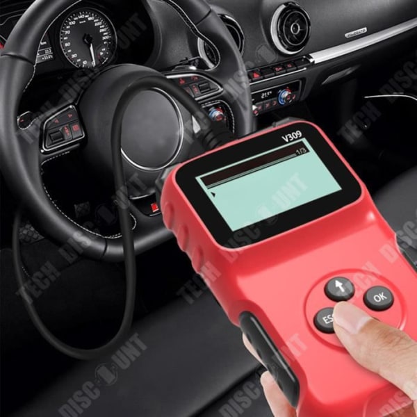 TD® Car Fault Detector Diagnostic Tool Read Code Card är lätt att bära och lätt att plugga och spela.