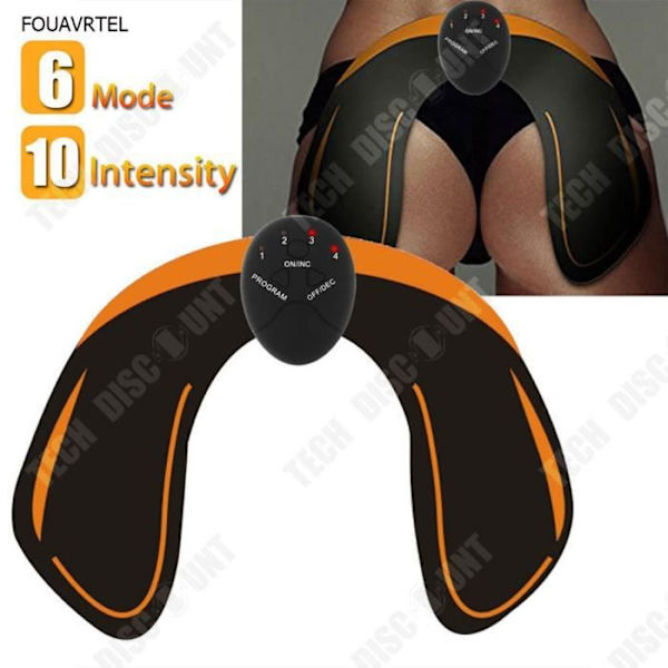 TD® Elektrisk muskelstimulation maskine hofte træning øvelse sport styrketræning elektrisk stimulation 6 modes 10 intensiteter