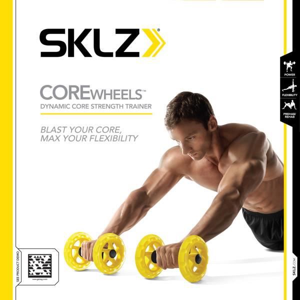 SKLZ styrketräningshjul för konditionsövningar och core muskeluppbyggnad