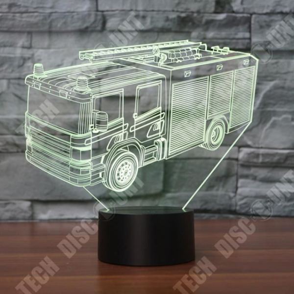 TD® Farverig 3D berøringsfølsom natlampe RE2BA0