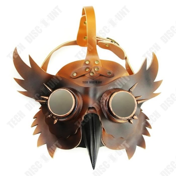 TD® Steampunk Medieval Plague Beak Mask Halloween Animal Mask Bar rekvisita Rolig Holiday Party Mask