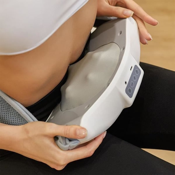 Masseur abdominal TEC opvarmning ved vibration genopladelig i tre generationer