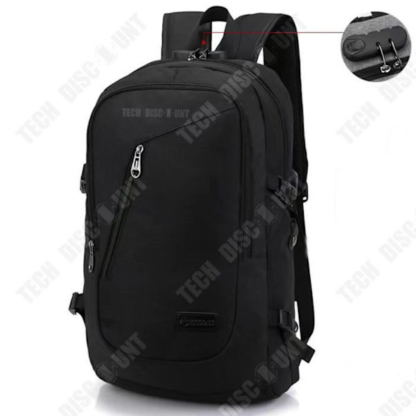 TD® Multi-Function Ryggsäck Herr Dam PC Business Anti-Stöld Laptop 15,6" Vattentätt Stöldskyddslås Vattentätt