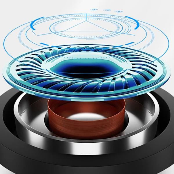 TD® trådlösa hopfällbara Bluetooth-hörlurar Bluetooth 5.0-samtal Stöder MP3-, FM- och TF-kortspelare (blått)