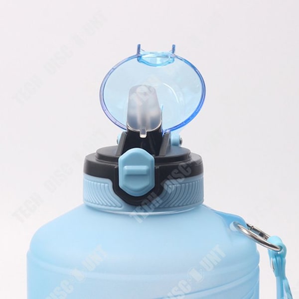 TD® Vattenflaska med stor kapacitet 2,3 L Bärbar Transparent Utomhuscamping Fitness Stor vattenkopp