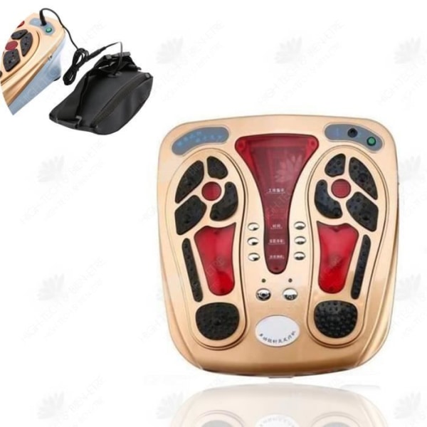 HTBE® Fotmassager Multifunktionell massage Fotmassager Uppvärmning Fotmassager Fotmassager Rödbrun fotmassager
