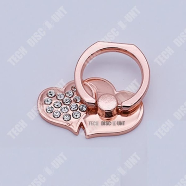 TD® Finger Ring Hållare för Telefon Love Heart Form Kompakt och bekväm Ring Hållare 360 Universal Ring Hållare i M