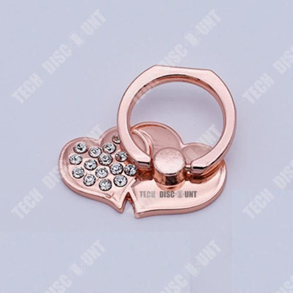 TD® Finger ring support for phone Love heart shape Compact and practical Ring holder 360 Universal Ring holder in
