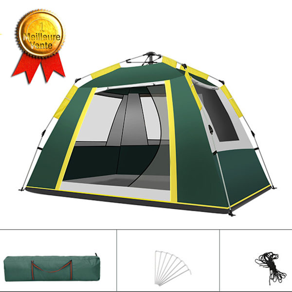 Campingtält - Ej specificerat - Automatiskt - Vattentätt - 4 platser - Snabböppning 3s