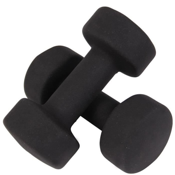 TD® 2pcsEt par små håndvægte med sort prikket overflade til kvinder, et par fitnessudstyr til børn derhjemme