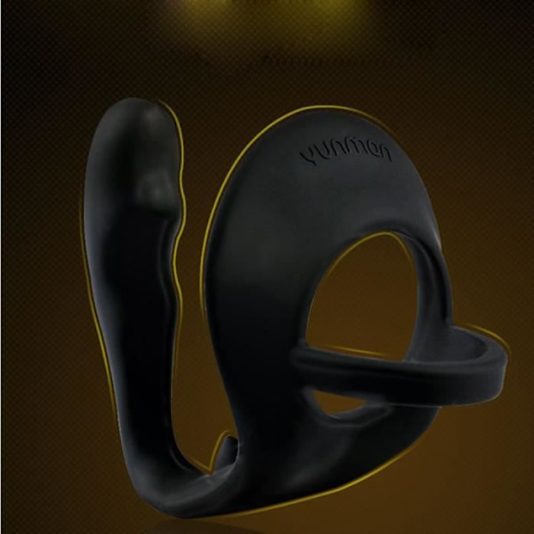 Massager Anal - @zo510 - Silikone Vandtæt - Prostatastimulation - Sort Farve - 135g Svart
