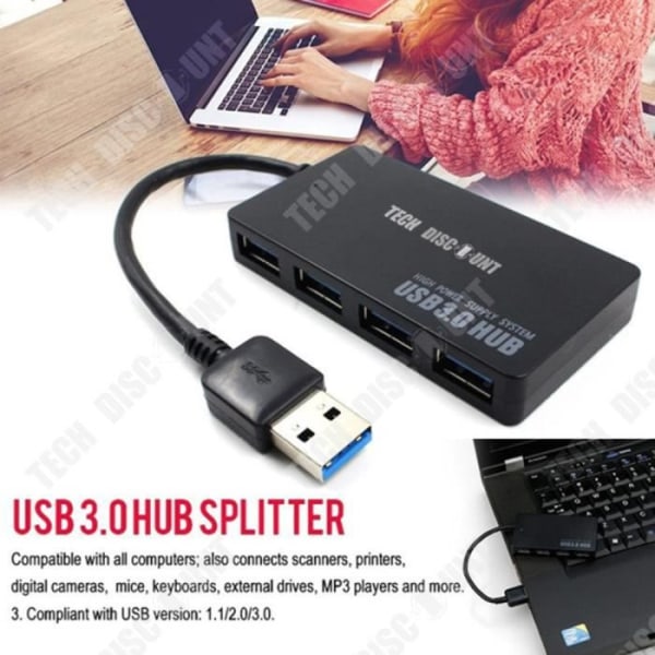 TD® splitter Från en till fyra Plug and Play Stabil överföring