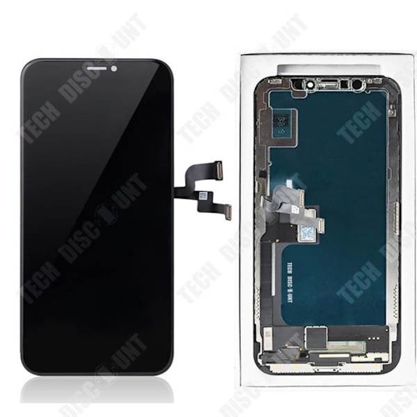 TD® Passer til iPhone XR mobilskærm, anti-fingeraftryksoverflade af HD-billedkvalitet sensitiv over for berøring