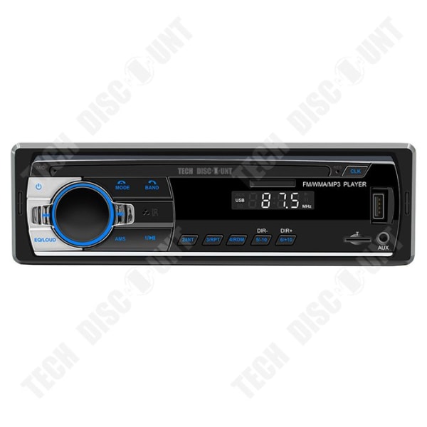 TD® Autoradio bluetooth bil USB plug-in radio smart bluetooth musik bil mp3 spelare svart bil radio mottagare för musikälskare