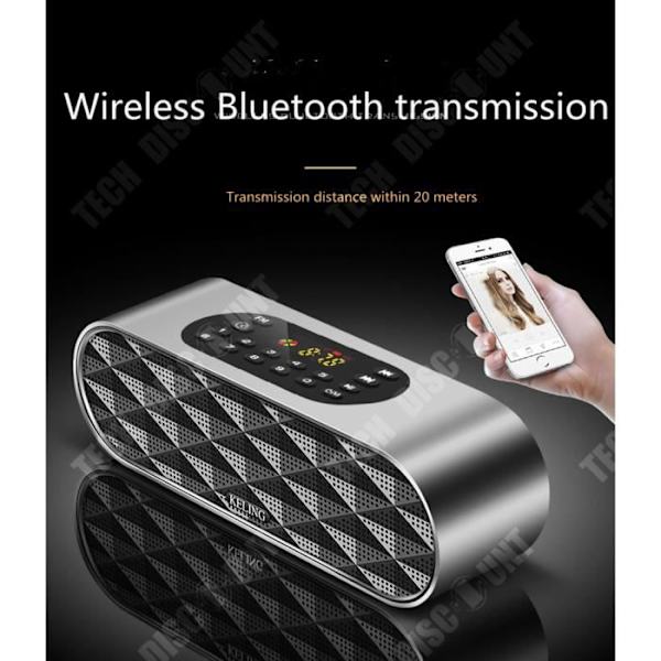 TD® Langaton Bluetooth-kaiutin - Kannettava Bluetooth-kaiutin - Korkealaatuinen ääni STÅLGÅ