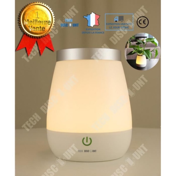 TD® Lampa Kruka ljus blomvas utomhus LED inomhus trådlöst växtljus barn färgglad dekoration USB nattlampa vid sängkanten