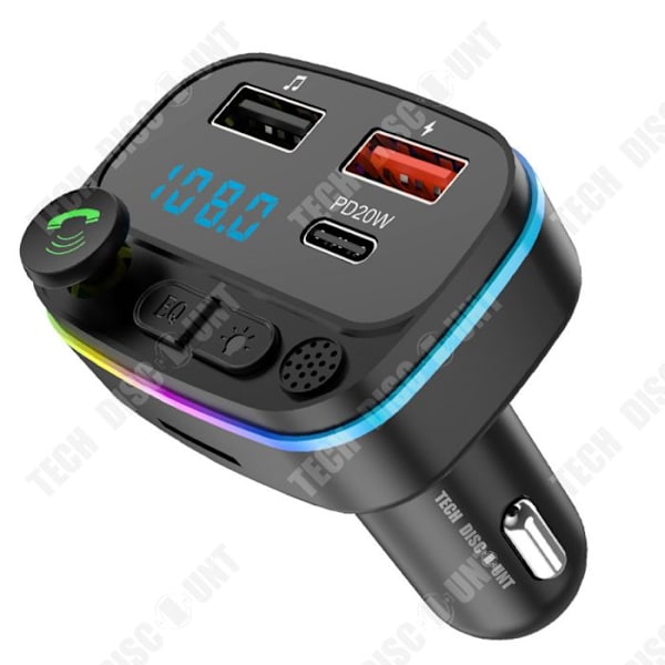 TD® FM-sender bluetooth mp3-afspiller bil bluetooth elektronisk tilslutningskort bil mp3 bluetooth modtager bil mp