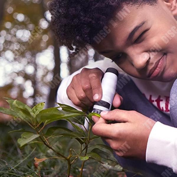 TD® Mikroskop Bærbar Camping Ude I Naturen Til Børn Observationslegetøj Grundskole Elever Sjovt Lomme Legetøj Mikroskop