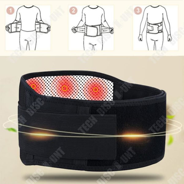 TD® Itsetehokas lämpenevä vyö, korostuva urheilu fitness magneettivyö.