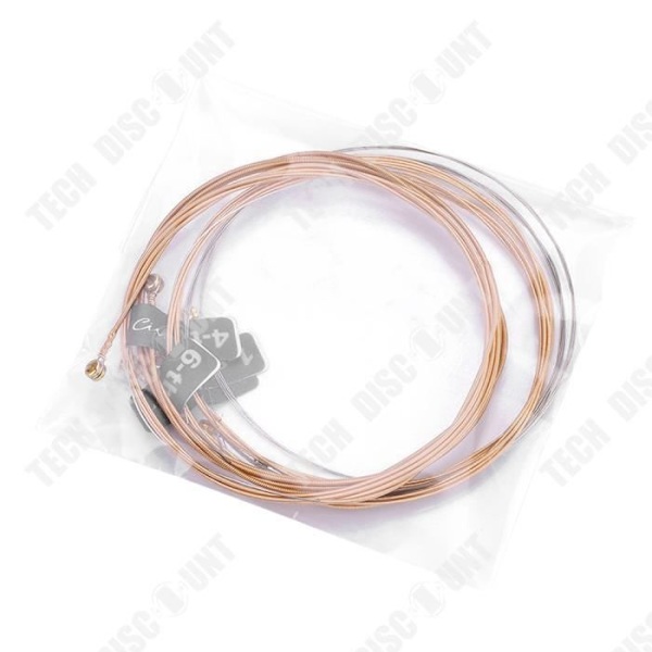 Akustiske guitarstrenge - TD® - Phosphor bronze - Rustbeskyttende belægning - Multifarvet