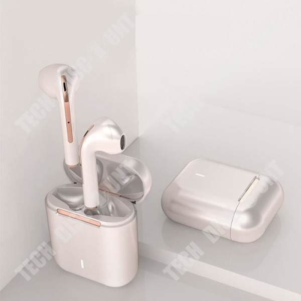 TD® Trådløse Bluetooth in-ear høretelefoner Binaural Touch kontrol Ren sort