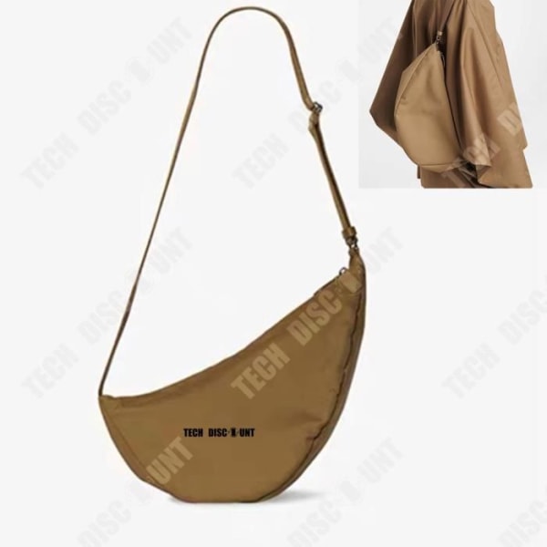 TD® nylon canvas fanny pack fritids armhåla väska halvmåne väska Messenger bag samma stil för män och kvinnor