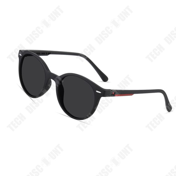 TD® Solglasögon med rund ram för män, Polarized TR90 HD, Cykelspegel för utomhusbruk, körspegel